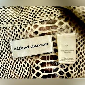 Alfred Dunner Animal Print Jacket, Size 16